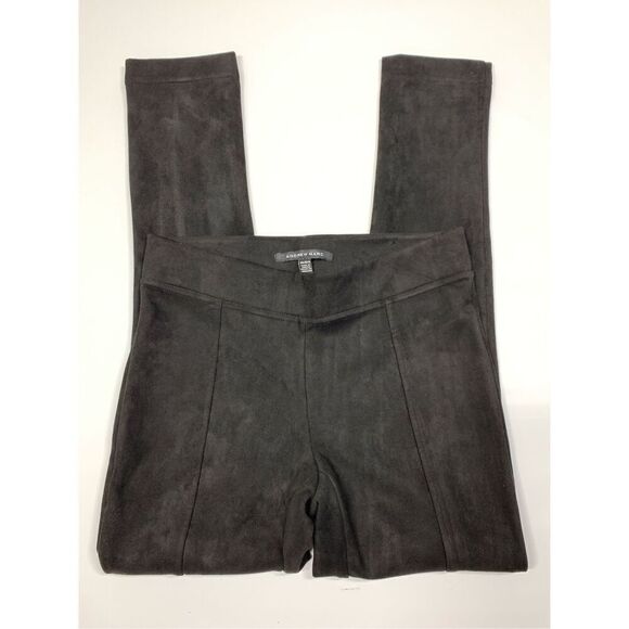 006 Andrew Marc faux suede black pull on pant size x-small - Picture 1 of 7